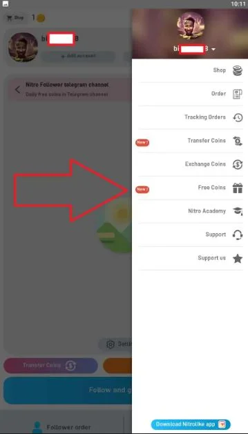 Nitro Follower APP Download