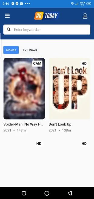 HDToday APK Download